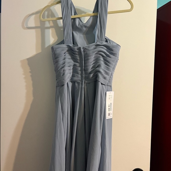 Azazie dress new with tags. Dusty blue. - Picture 5 of 5